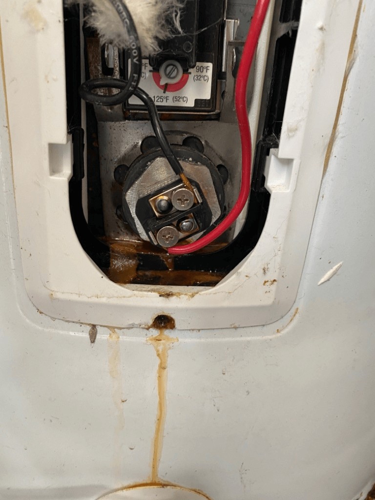 Anode in electric water heater went bad Port St Lucie