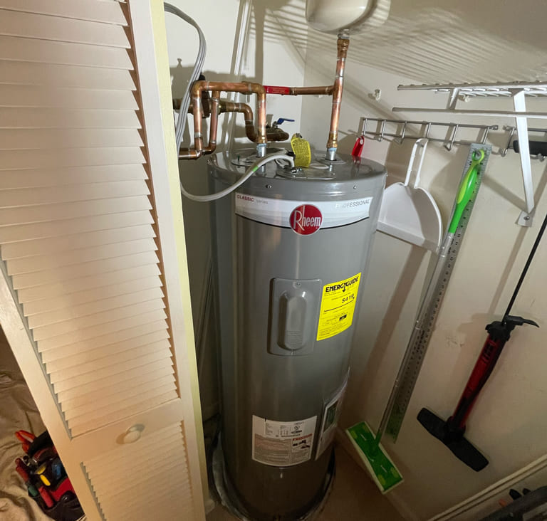 conventional storage water heater tank in port st lucie fl home