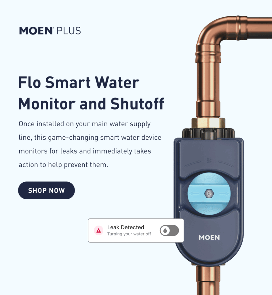 moen flo smart water monitor and shutoff