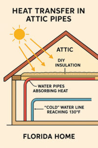 heat transfer in attic pipes diagram florida